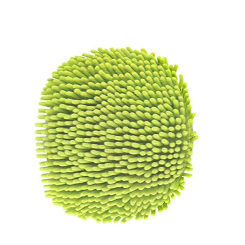 Telescoping Chenille Car Wash Mop – 2-in-1 Detailing Brush