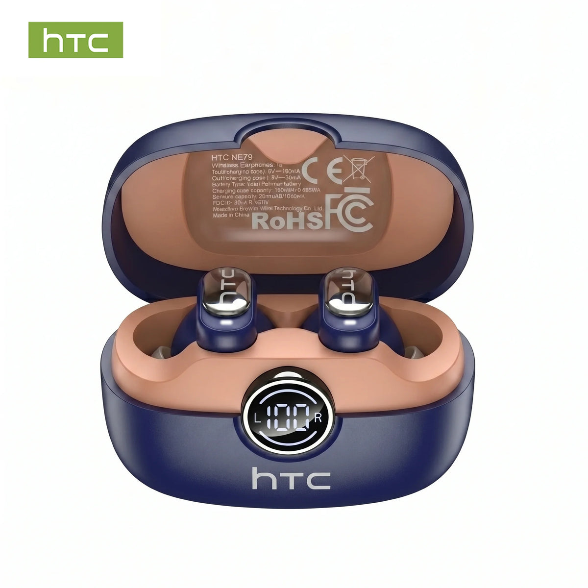 HTC NE79 AI Translator Earbuds | 135+ Languages