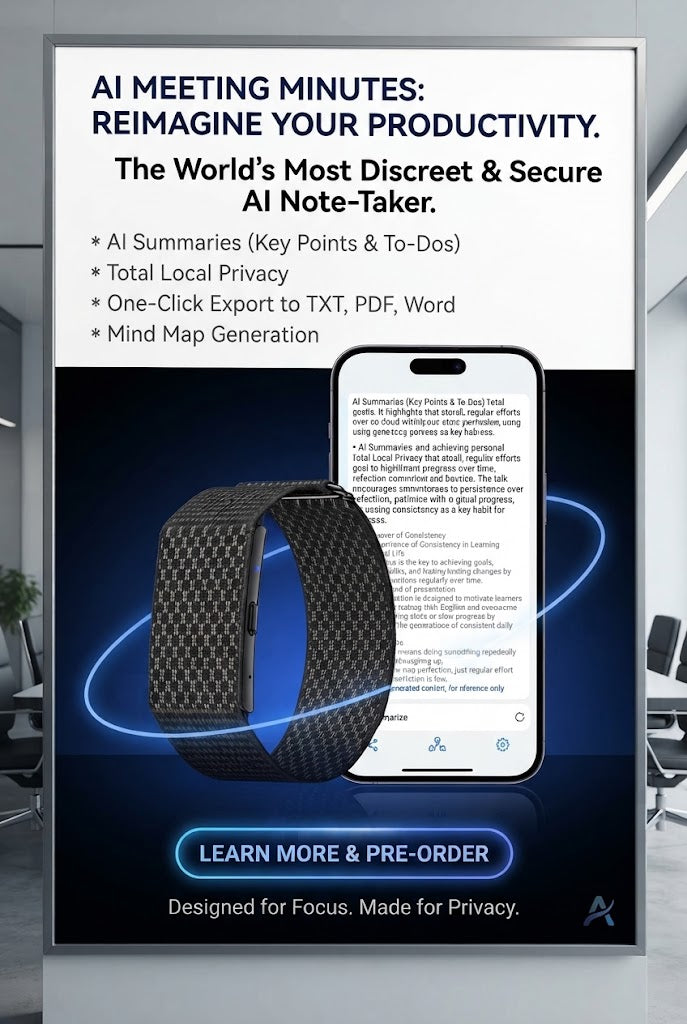 Tech Spark Smart Fitness Band | AI Recording & Fitness Tracking