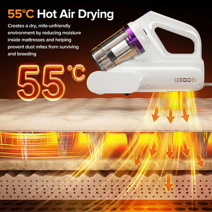 Mattress Dust Mite Vacuum | 15kPa Handheld Cleaner