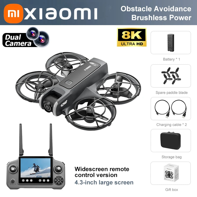 8K GPS Drone Foldable | Obstacle Avoidance Camera