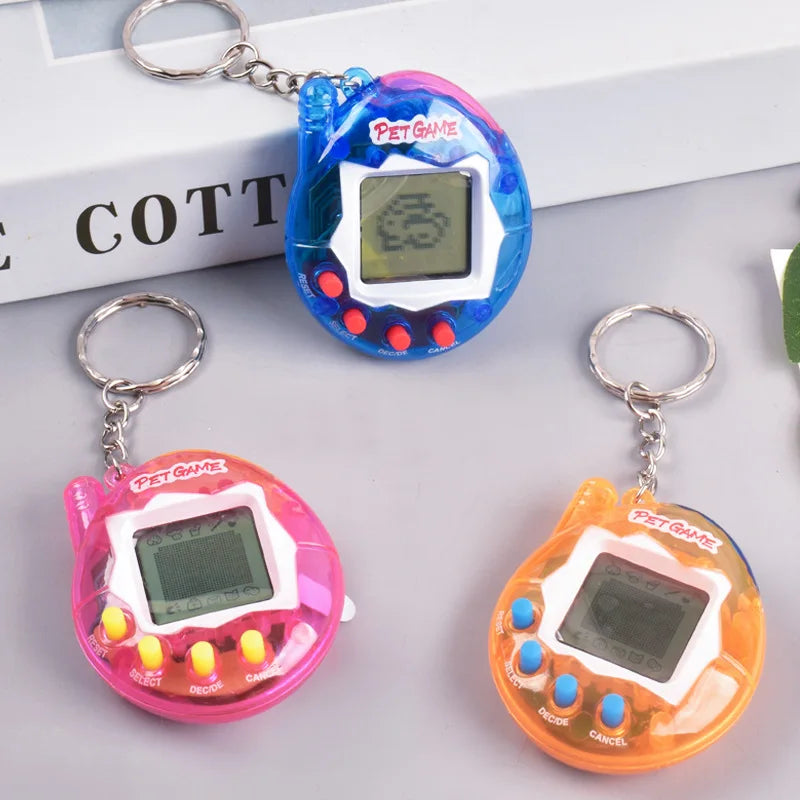 Retro Virtual Pet Keychain | 168-in-1 Digital Pet Toy