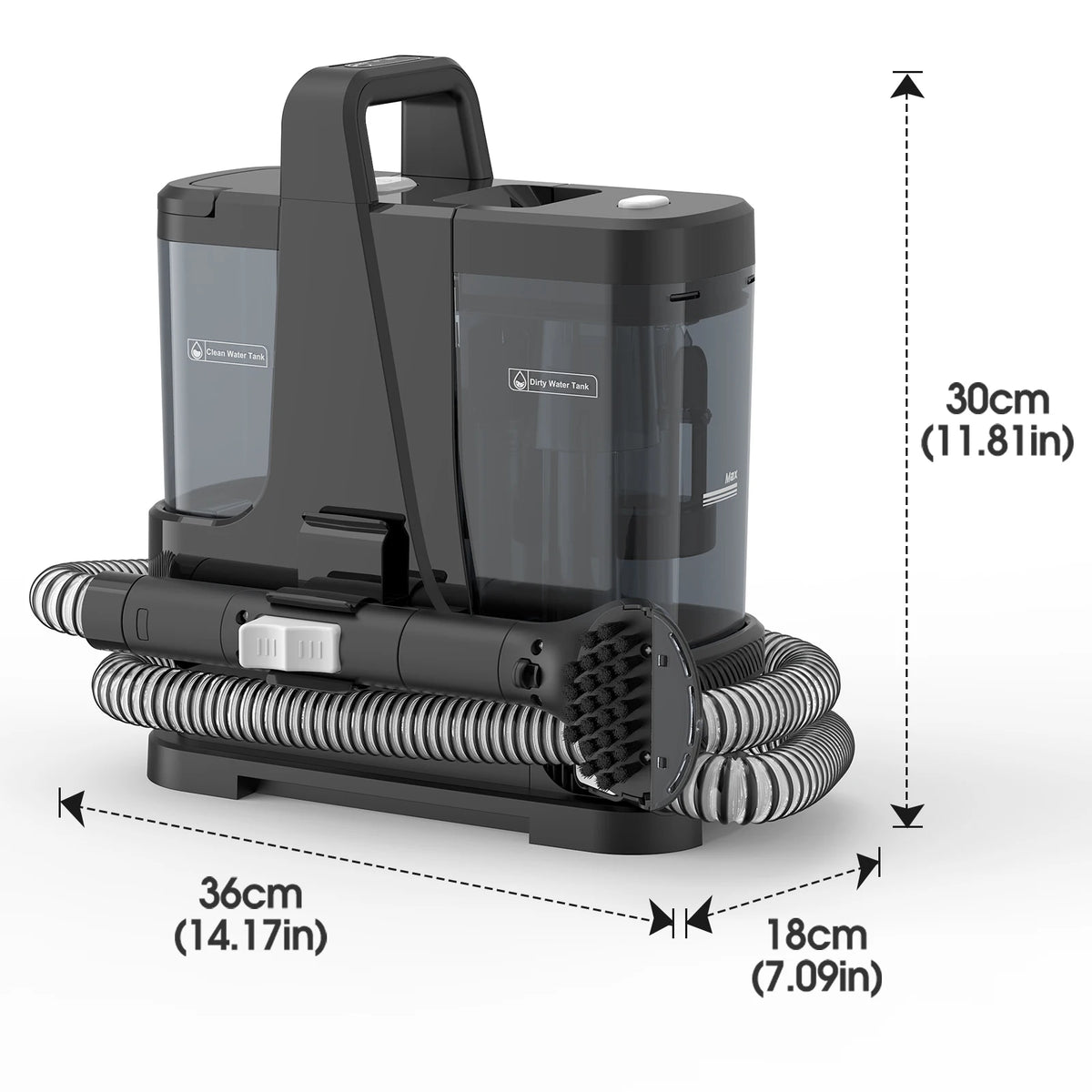 4-in-1 Carpet Steam Cleaner | Hot Water Suction