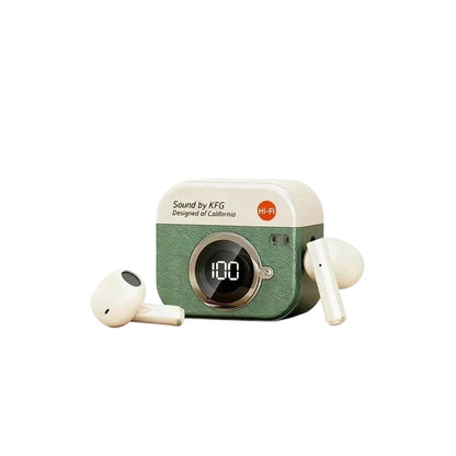 Tech Spark Retro Earphones – Gaming Mic, Bass & Noise Reduction