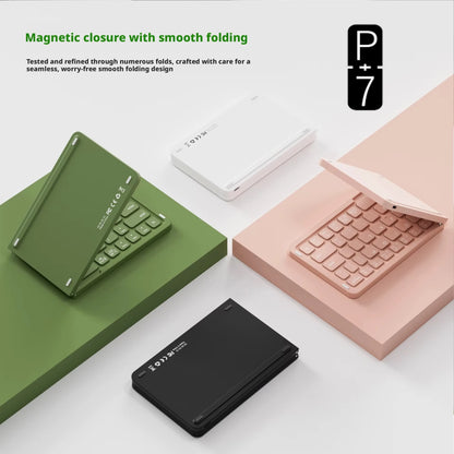 Tech Spark Foldable Bluetooth Keyboard | Portable Phone & Tablet Keyboard