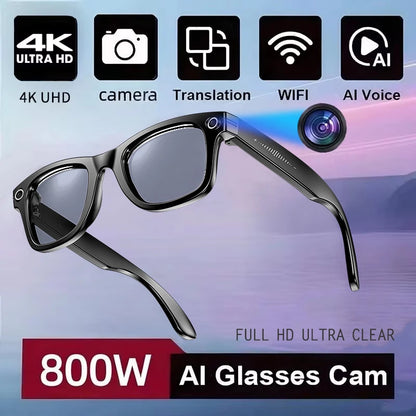 Change color Color AI Camera Smart Glasses With Photo & Call Features
