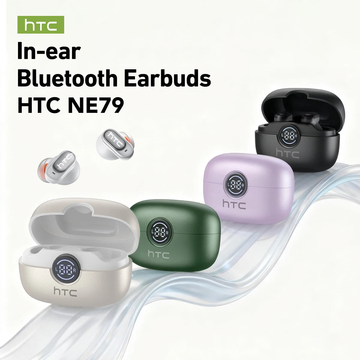 HTC NE79 AI Translator Earbuds | 135+ Languages