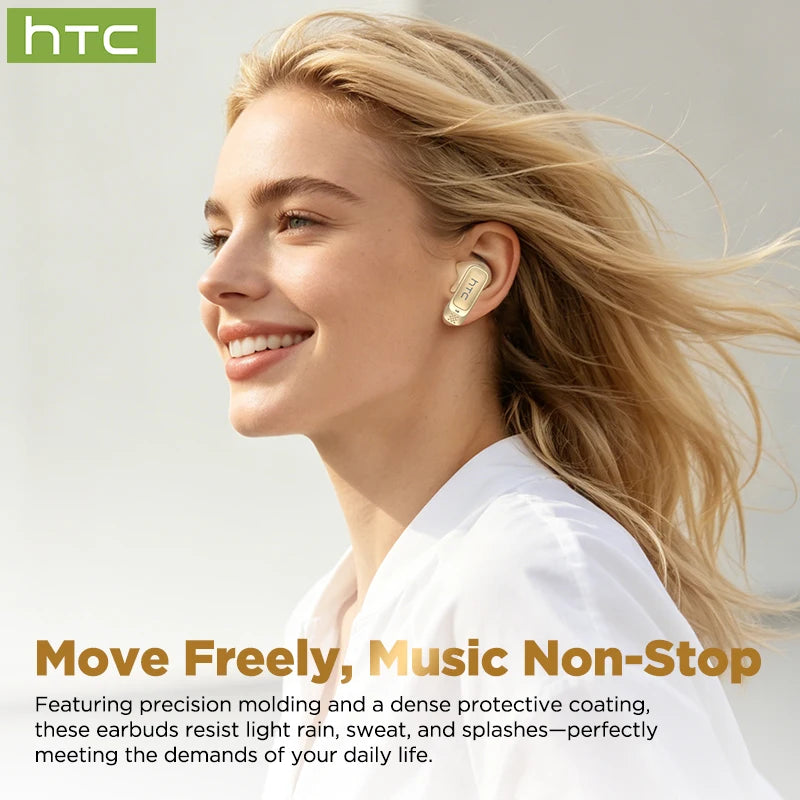 HTC NE72 Open-Ear AI Translator Earbuds | 135+ Languages