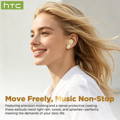 HTC NE72 Open-Ear AI Translator Earbuds | 135+ Languages