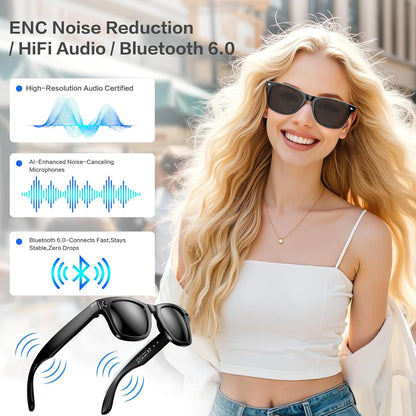 AI Camera Smart Glasses With Photo & Call Features