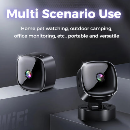 WiFi Mini Security Camera 1080P – 355° Rotating Night Vision