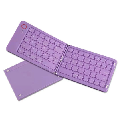 Tech Spark Foldable Bluetooth Keyboard | Portable Phone & Tablet Keyboard