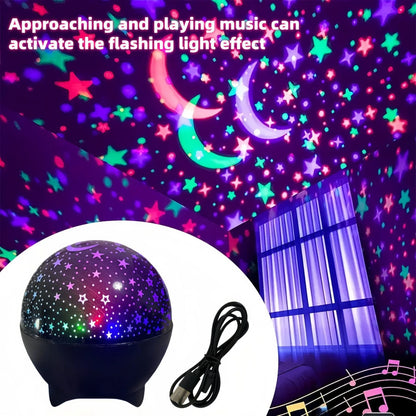 RGB Galaxy Projector | Starry Sky & Moon Night Light