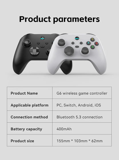 G6 Wireless Gaming Controller | Hall Effect Joysticks