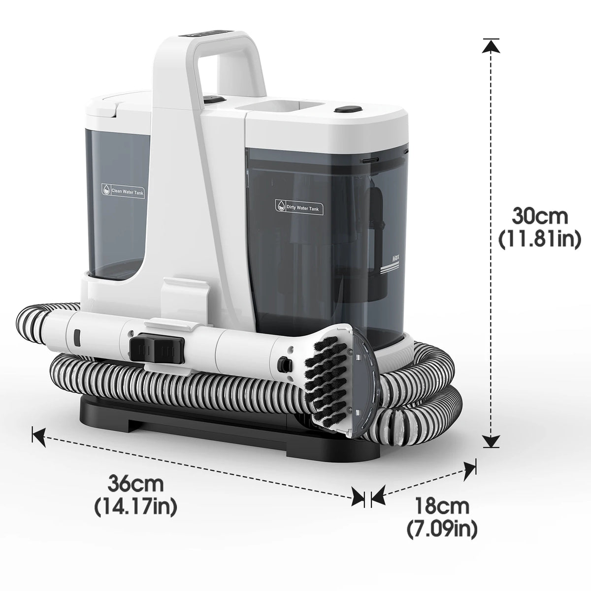 4-in-1 Carpet Steam Cleaner | Hot Water Suction
