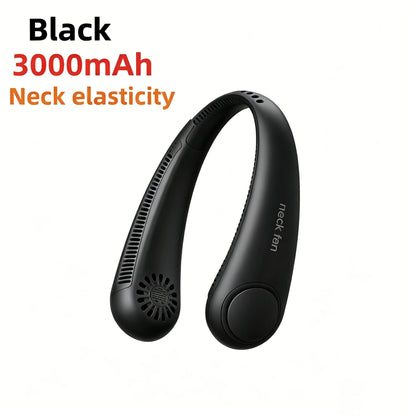 L28 LED Fan Color Portable Hanging Neck Fan 8000mAh – Bladeless USB Cooling