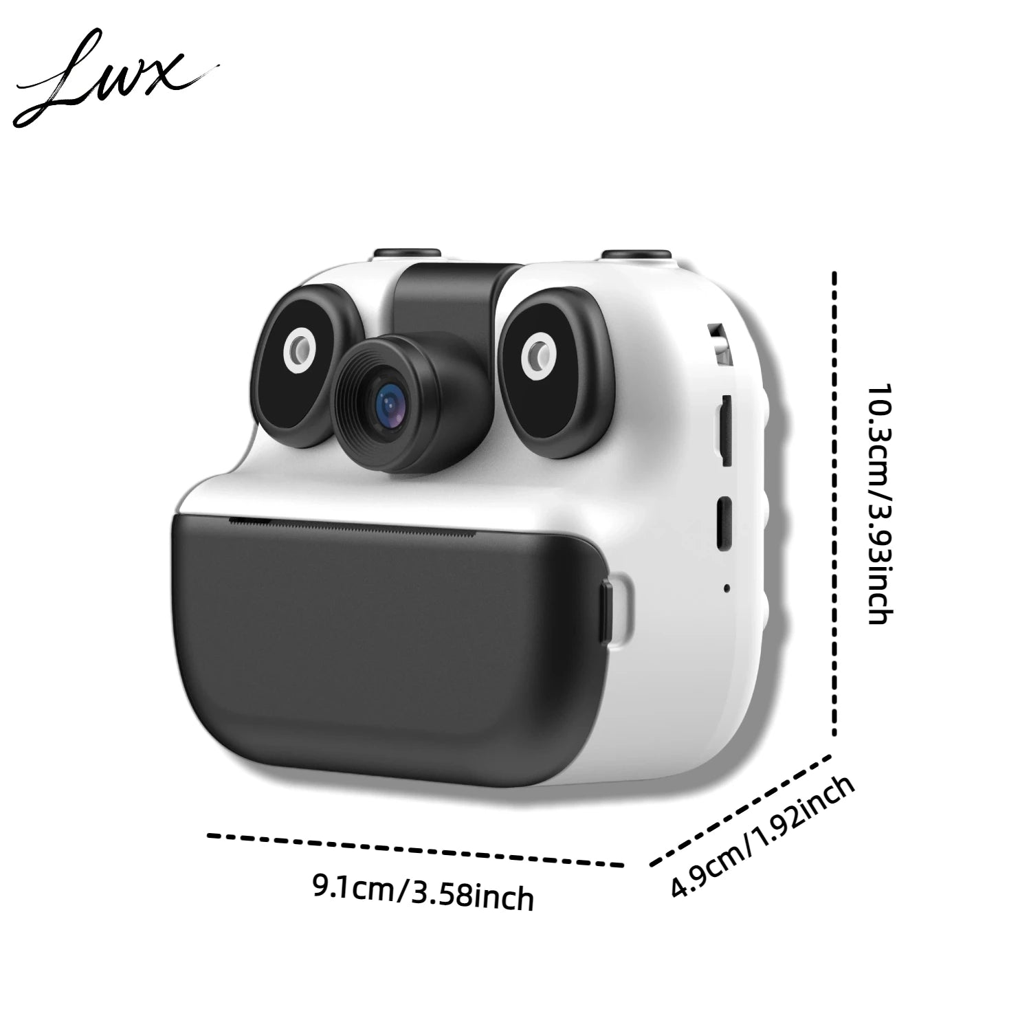 Kids Instant Print Camera with 2.8" Screen & 1080P Video