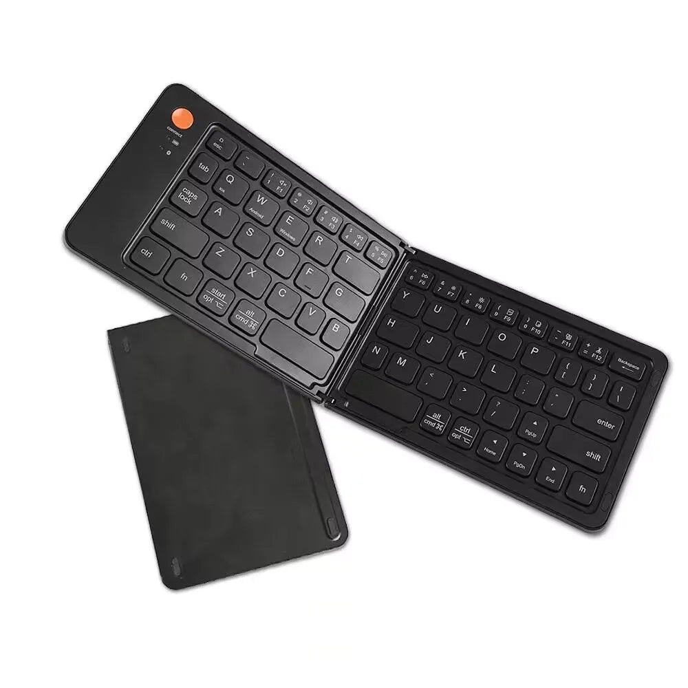 Tech Spark Foldable Bluetooth Keyboard | Portable Phone & Tablet Keyboard
