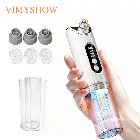 Electric Blackhead Remover | 6 Suction Heads Facial Pore Vacuum