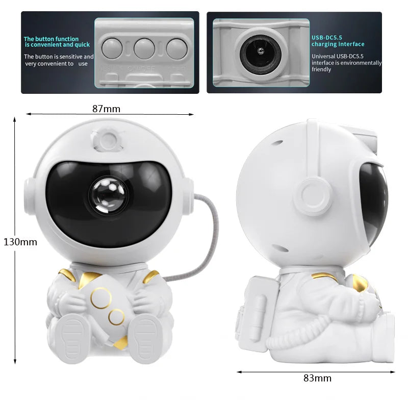 Astronaut Galaxy Projector | Starry Sky Night Light