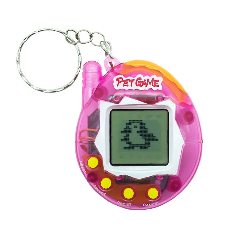 Retro Virtual Pet Keychain | 168-in-1 Digital Pet Toy