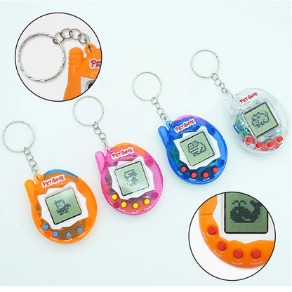 Retro Virtual Pet Keychain | 168-in-1 Digital Pet Toy