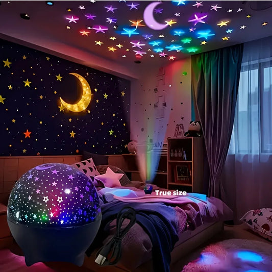RGB Galaxy Projector | Starry Sky & Moon Night Light