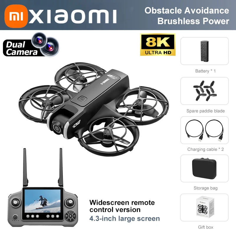8K GPS Drone Foldable | Obstacle Avoidance Camera