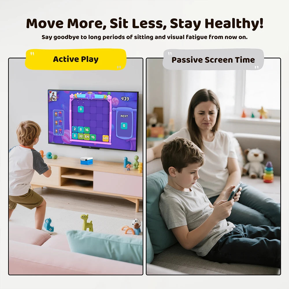 AI Motion Gaming Console | Full-Body Fitness Games