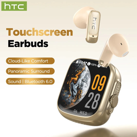 HTC NE72 Open-Ear AI Translator Earbuds | 135+ Languages