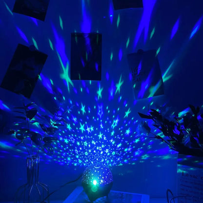 RGB Galaxy Projector | Starry Sky & Moon Night Light