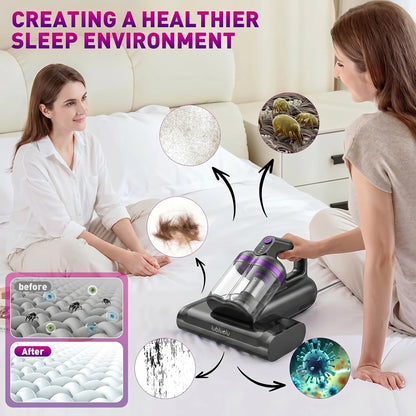 Mattress Dust Mite Vacuum | 15kPa Handheld Cleaner