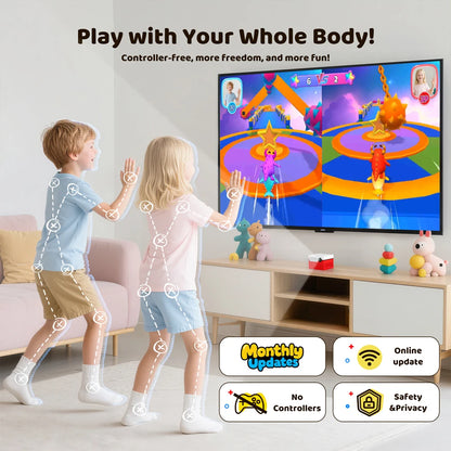 AI Motion Gaming Console | Full-Body Fitness Games