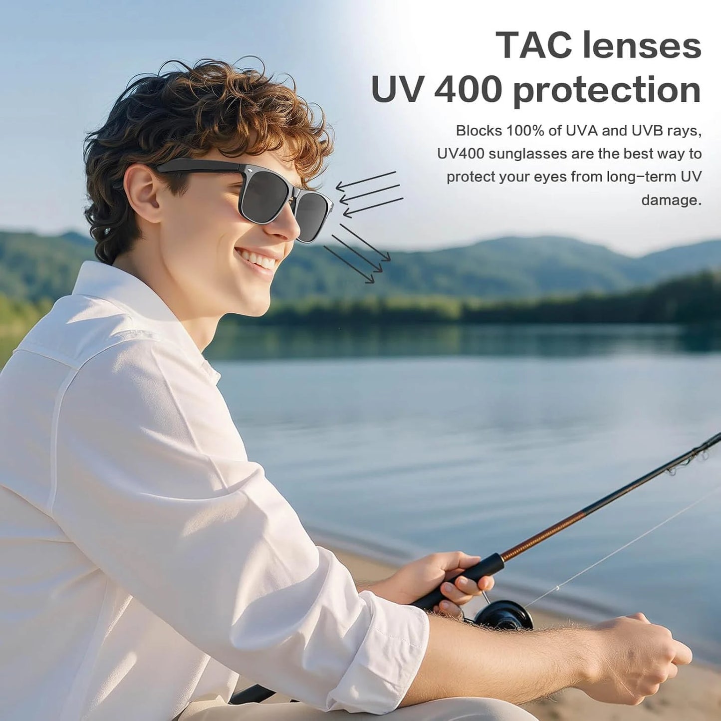 AI Camera Smart Glasses With Photo & Call Features