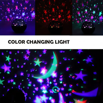 RGB Galaxy Projector | Starry Sky & Moon Night Light