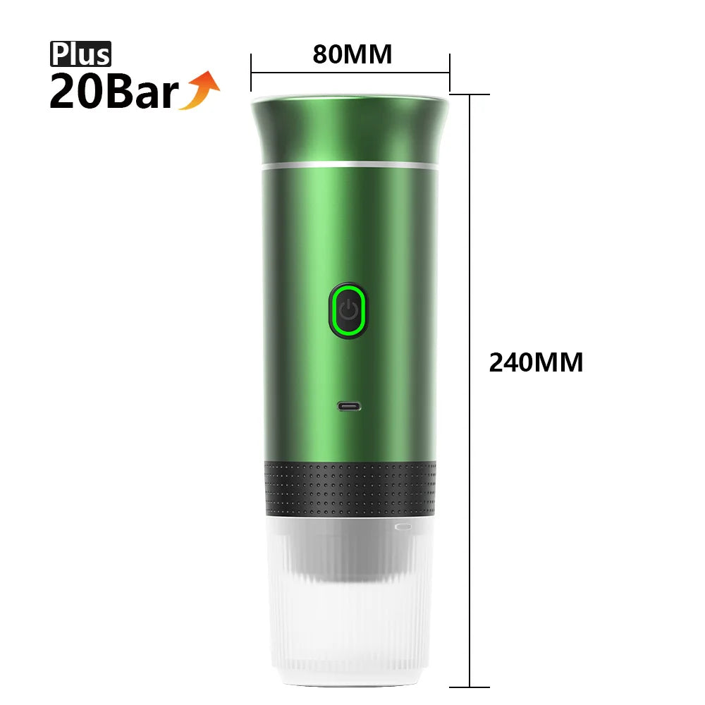 Portable Espresso Machine | USB Cordless 3-in-1