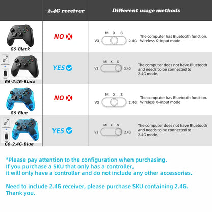 G6 Wireless Gaming Controller | Hall Effect Joysticks