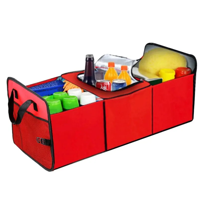 Foldable Car Trunk Organizer Storage Bag With Multiple Pockets